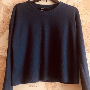 Long sleeve blue shirt